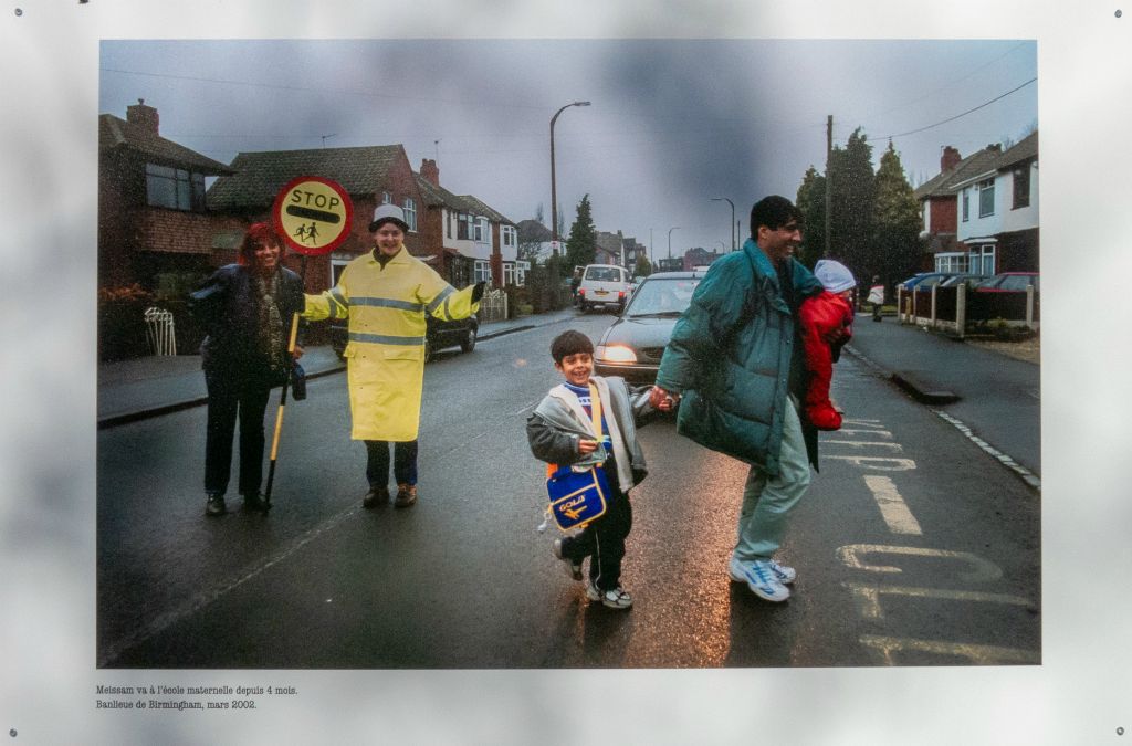 Photo de Olivier Jobard. La famille est installée dans la banlieue de Birmingham